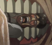 Bertholdt eaten by Armin